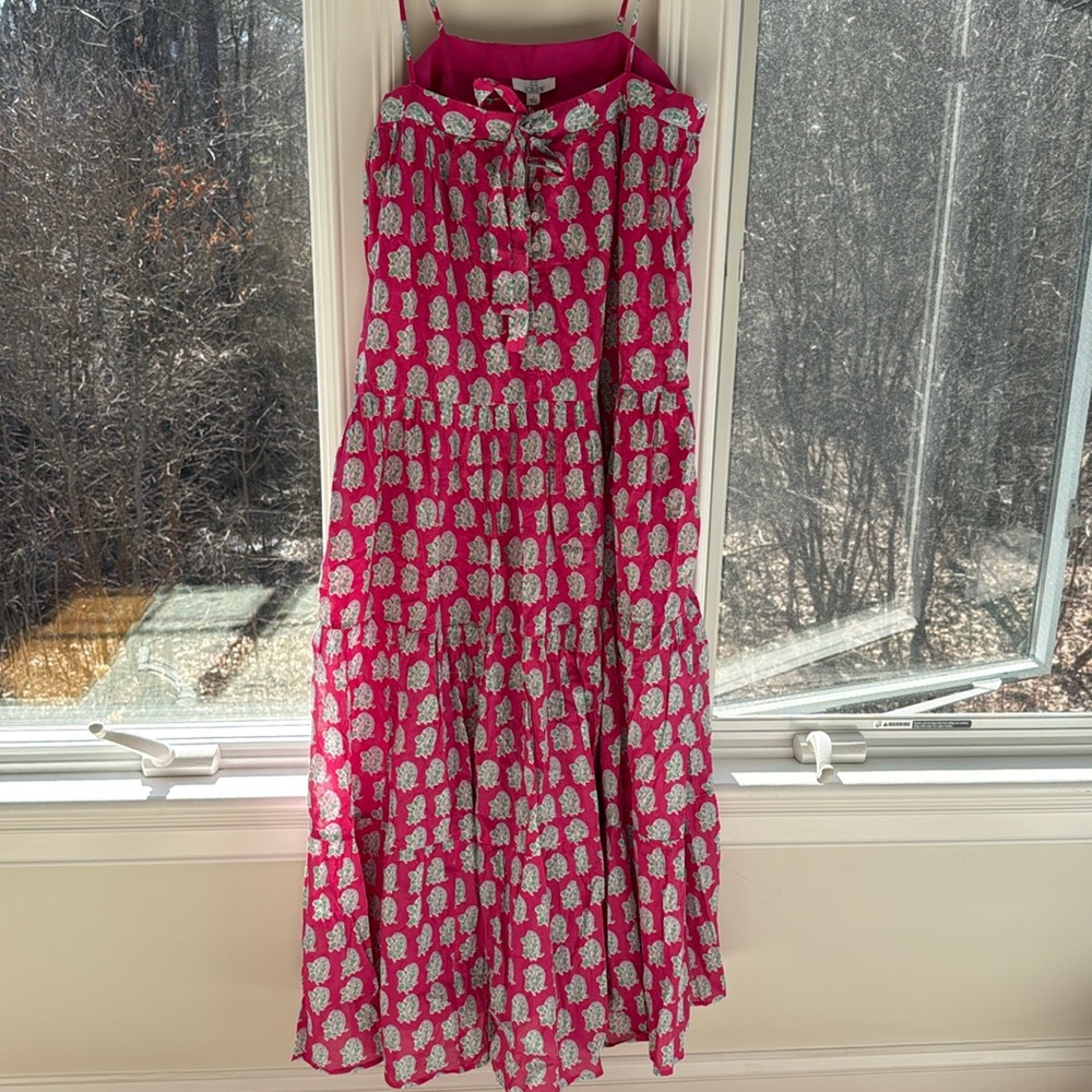 NWT JCrew and SZ Blockprints Summer dress - Picture 3 of 12